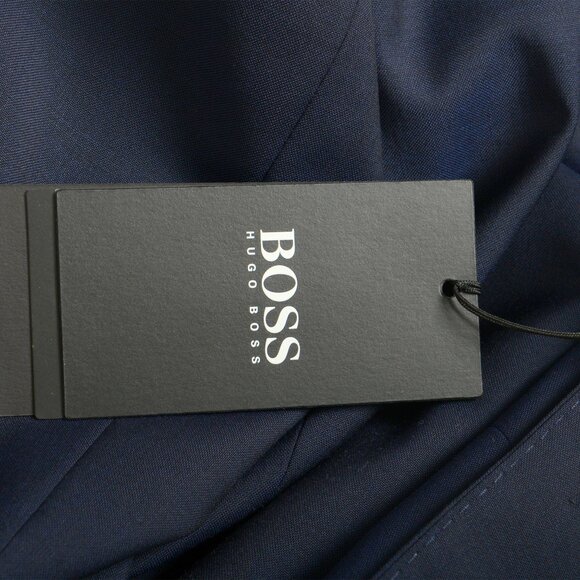 Hugo Boss Men's "Huge2/Genius1" Slim Fit 100% Wool Two Button Suit US 44L IT 54L - Picture 11 of 13